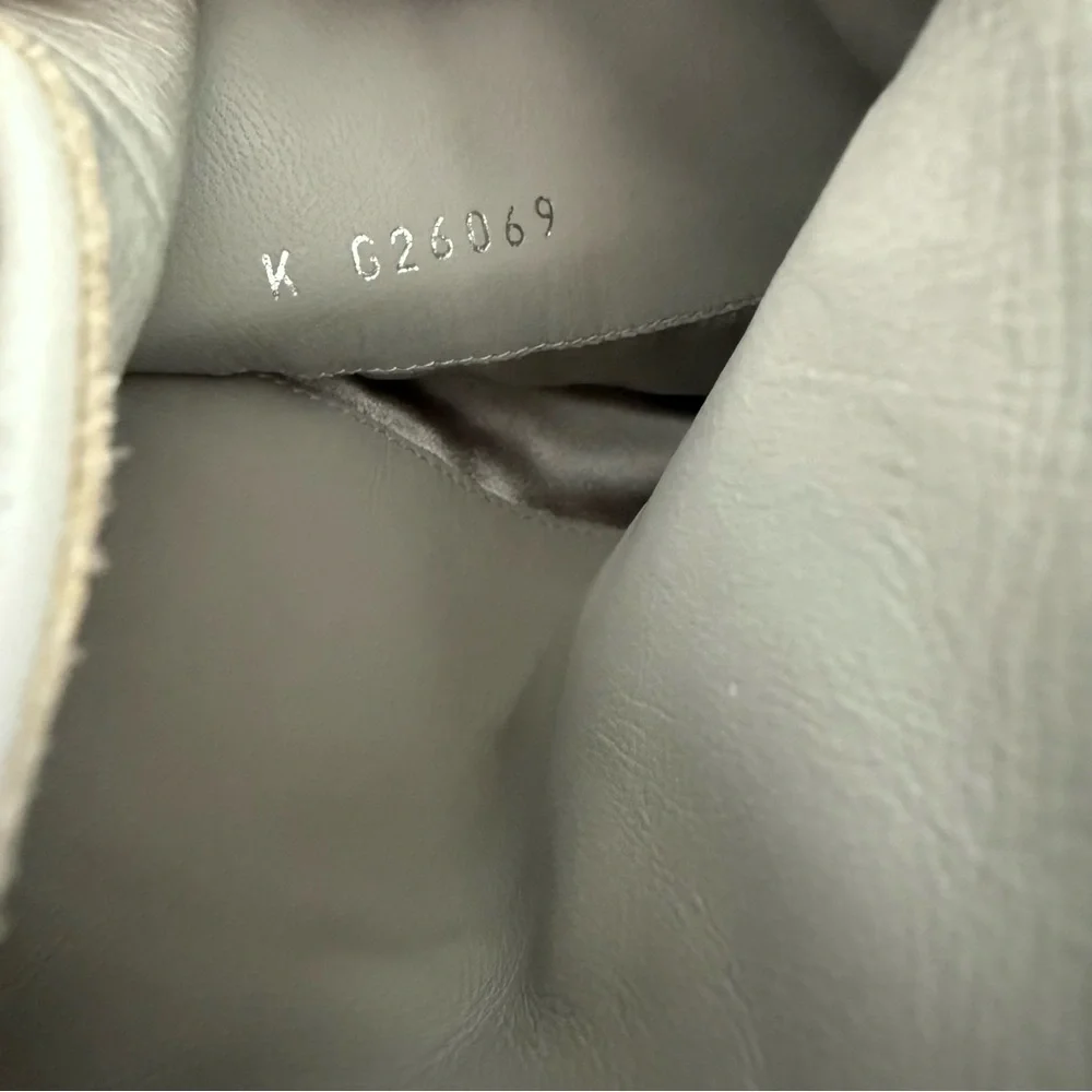 CHANEL Ascot Calfskin Leather Knee High CC Logo Riding Boots